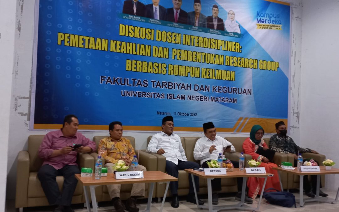 DISKUSI DOSEN INTERDISIPLINER FTK UIN MATARAM
