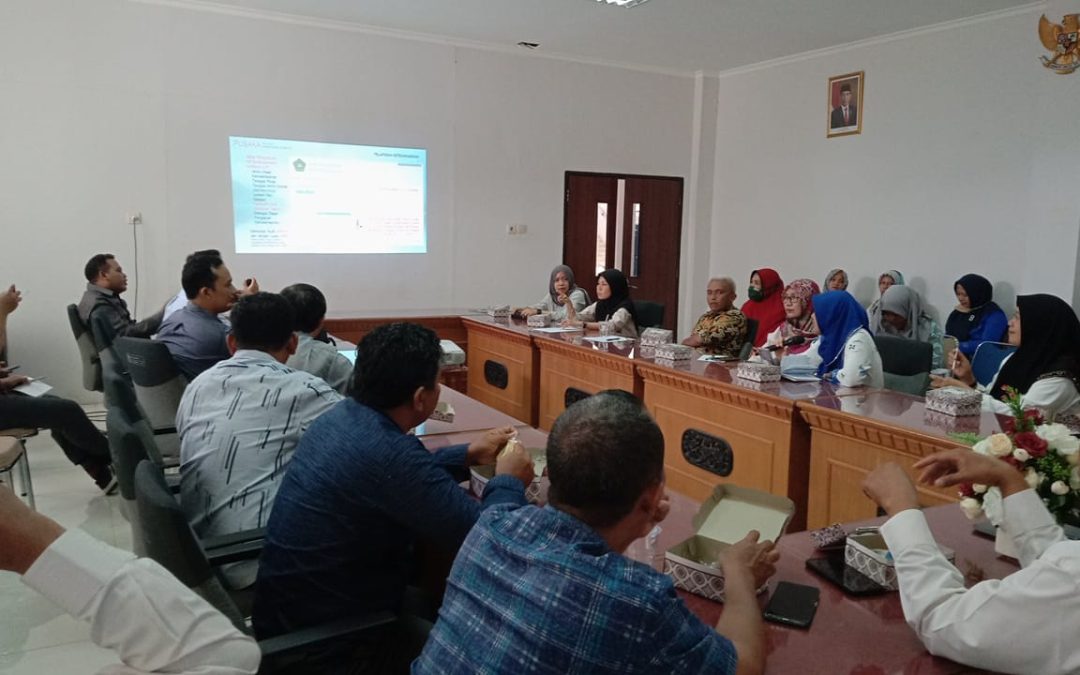 PASTIKAN PENGGUNAAN APLIKASI “PUSAKA” KEMENAG RI, ADMIN SATKER UIN MATARAM SOSIALISASI DI FTK