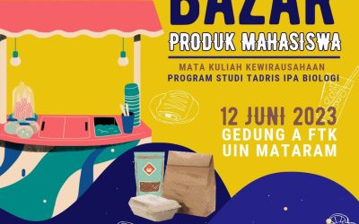 Mahasiswa Prodi IPA biologi gelar Bazar