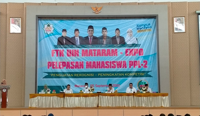 FTK UIN) Mataram buka Kegiatan Exspo dan Kegiatan Pentas Kreasi Seni Mahasiswa Tahun 2022