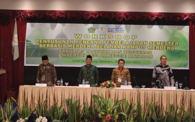 TERAPKAM KURIKULUM MERDEKA, FTK UIN MATARAM SELENGGARAKAN WORKSHOP PENYUSUNAN RPS BERBASIS MBKM