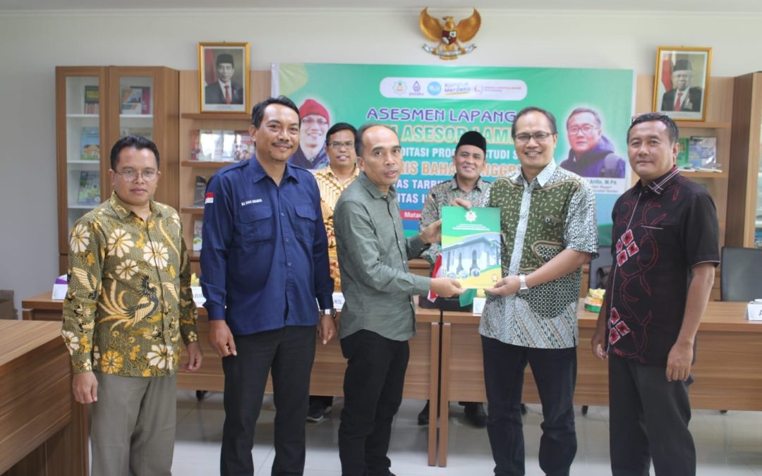 Penutupan Asesmen Lapangan Reakreditasi Prodi TBI FTK UIN Mataram, Rektor Akui Alumninya mampu jadi Imam dan Guide