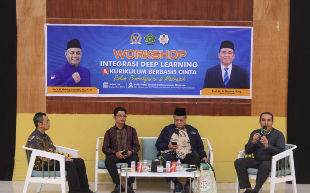 FTK UIN MATARAM GELAR WORKSHOP DEEP LEARNING DAN KURIKULUM BERBASIS CINTA