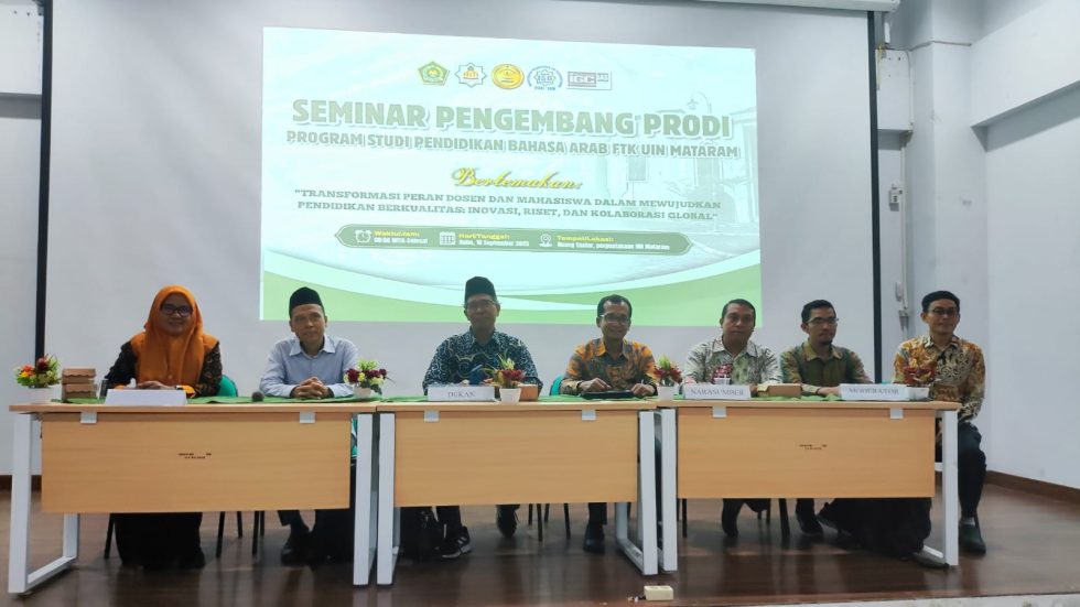 Seminar Pengembangan Prodi PBA: Transformasi Peran Dosen dan Mahasiswa dalam Mewujudkan Pendidikan Berkualitas: Inovasi, Riset, dan Kolaborasi Global