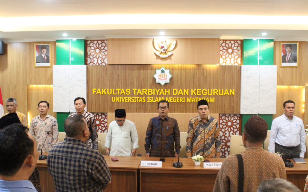 Serah Terima Jabatan Pimpinan Fakultas Tarbiyah dan Keguruan UIN Mataram: Wujud Regenerasi dan Komitmen Melanjutkan Prestasi