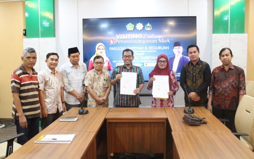 FTK UIN Mataram Jalin Kerja Sama Akademik dengan Fakultas Tarbiyah IAIN Bangka Belitung