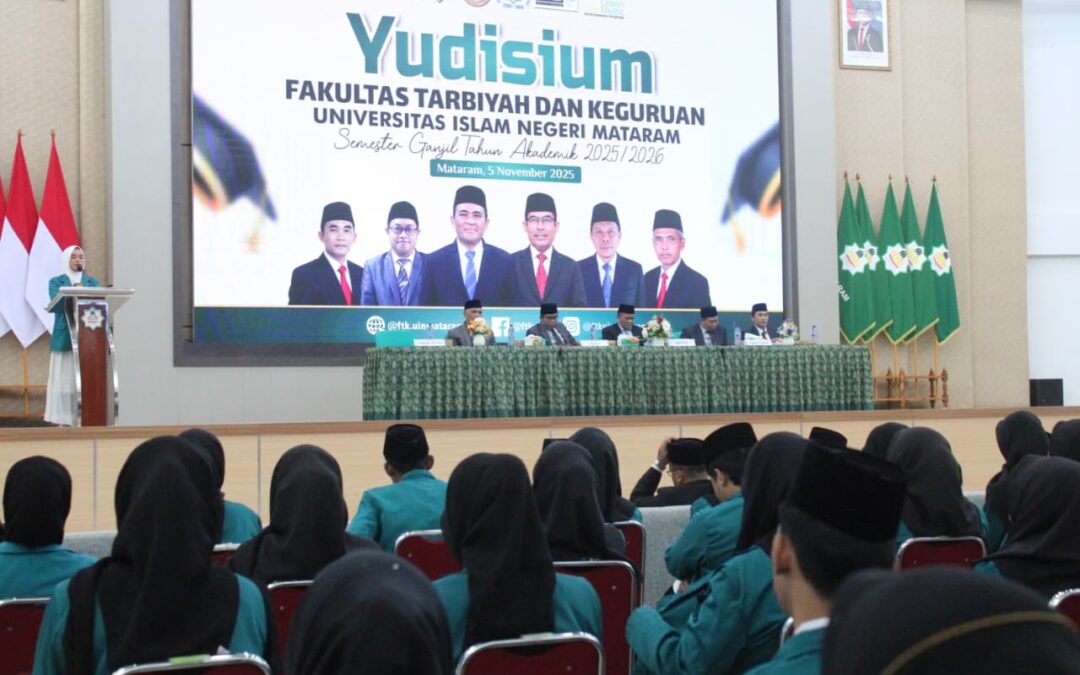 190 Mahasiswa FTK UIN Mataram Ikuti Yudisium Semester Ganjil TA 2025/2026