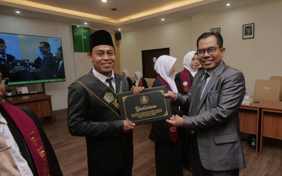 Dari Hati untuk Negeri: UIN Mataram Kukuhkan 1.858 Guru PPG Daljab Batch 2 dan 3 Tahun 2025