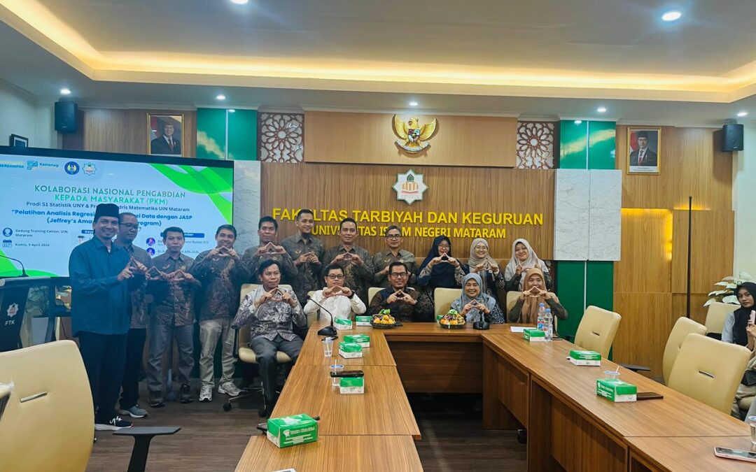 Langkah Awal Transformasi Akademik: UIN Mataram dan UNY Gelar Pelatihan Analisis Regresi Berbasis JASP